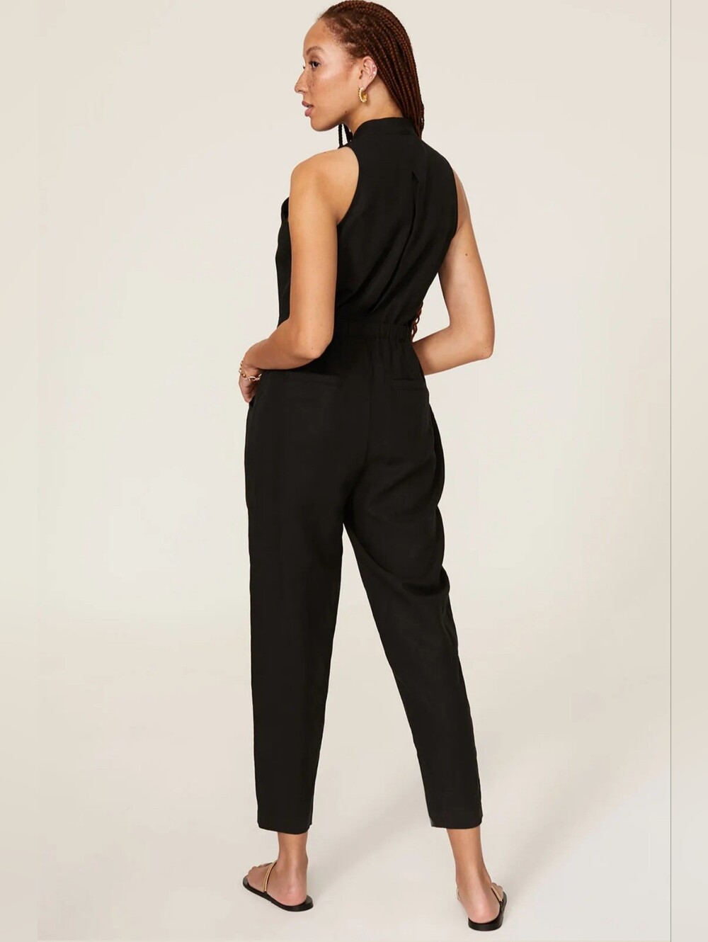 Joie Black Lucie Jumpsuit Women Size M - Picture 2 of 11